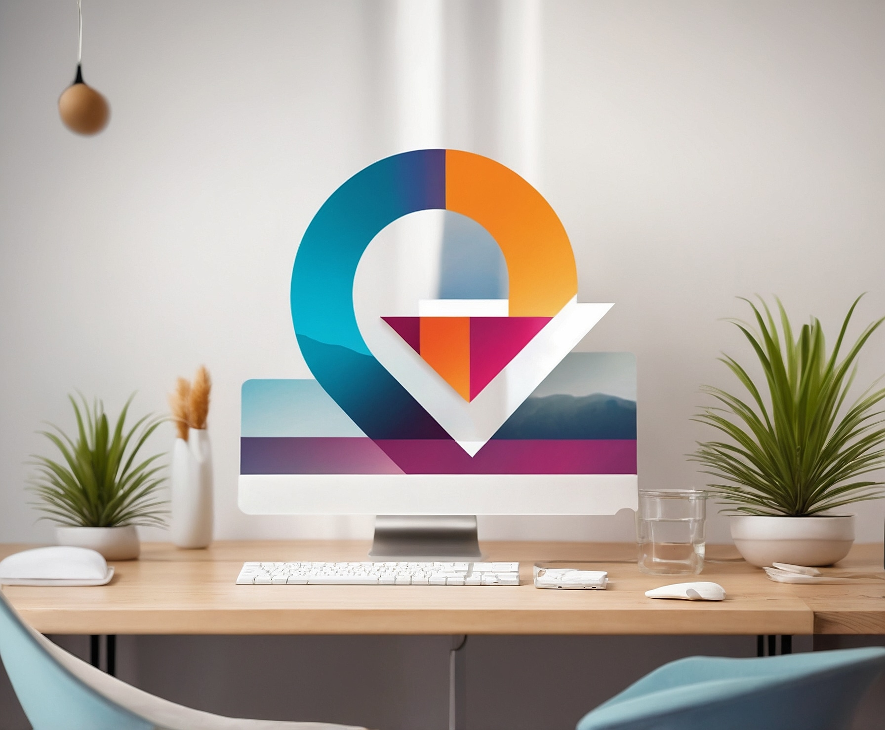 Portafolio de diseño gráfico creativo moderno